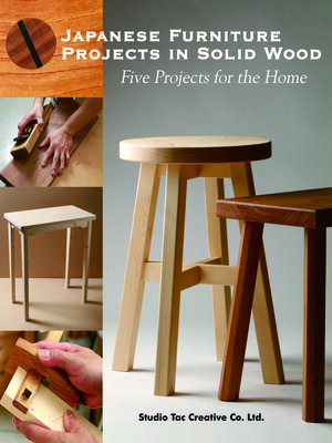 cover image of Japanese Furniture Projects in Solid Wood